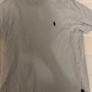 Ljusgrå t-shirt från Polo Ralph Lauren - Snygg ljusgrå t-shirt från Polo Ralph Lauren med klassisk broderad logga på bröstet. T-shirten har rund halsringning och korta ärmar, perfekt för en clean och stilren look. Tillverkad i mjuk bomull för maximal komfort.