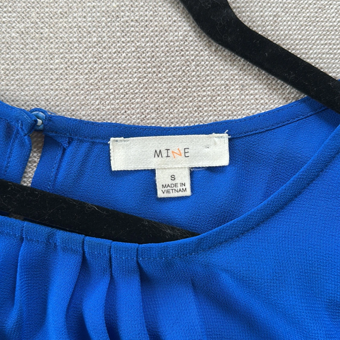 Kornblå blus storlek S - 1