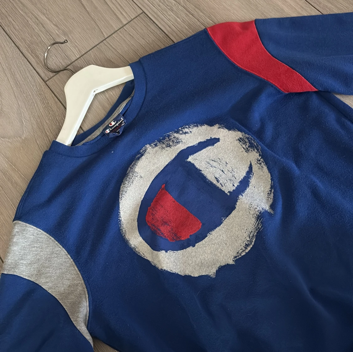 Blå Champion tröja med logga - 3
