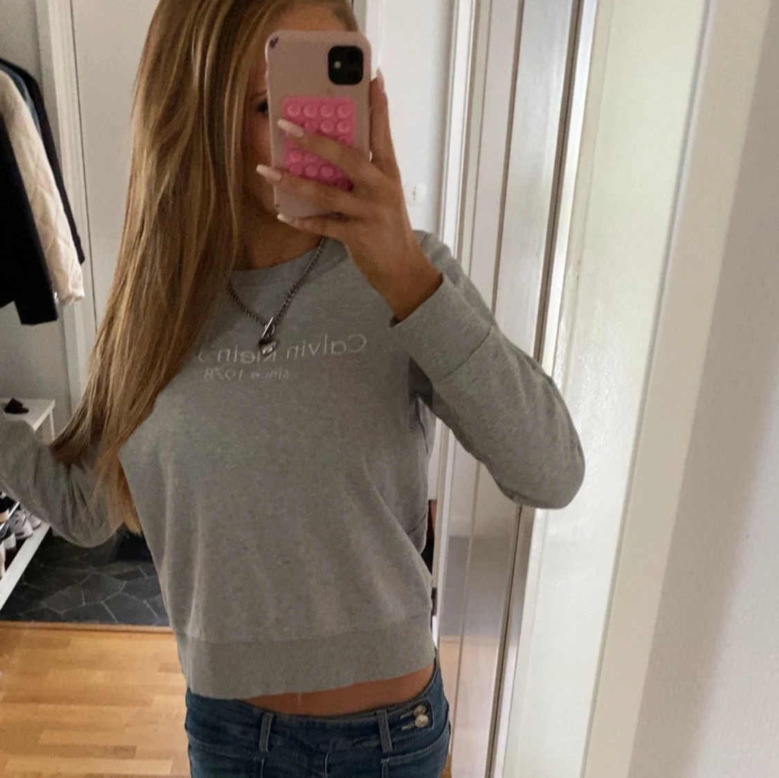Grå Calvin Klein Jeans sweatshirt - 1