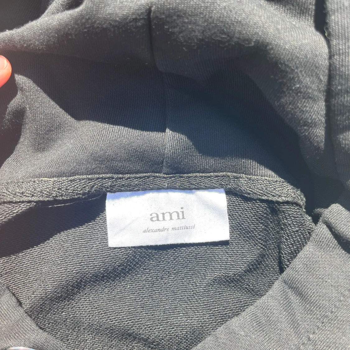 Svart ami paris hoodie  - 1