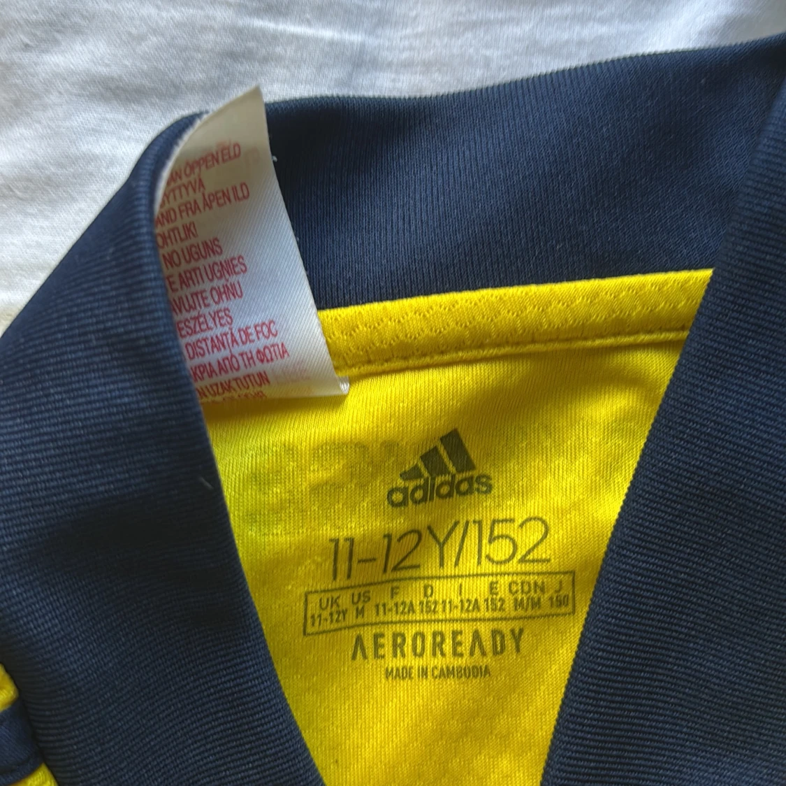 Svenska landslagströja Adidas gul - 2