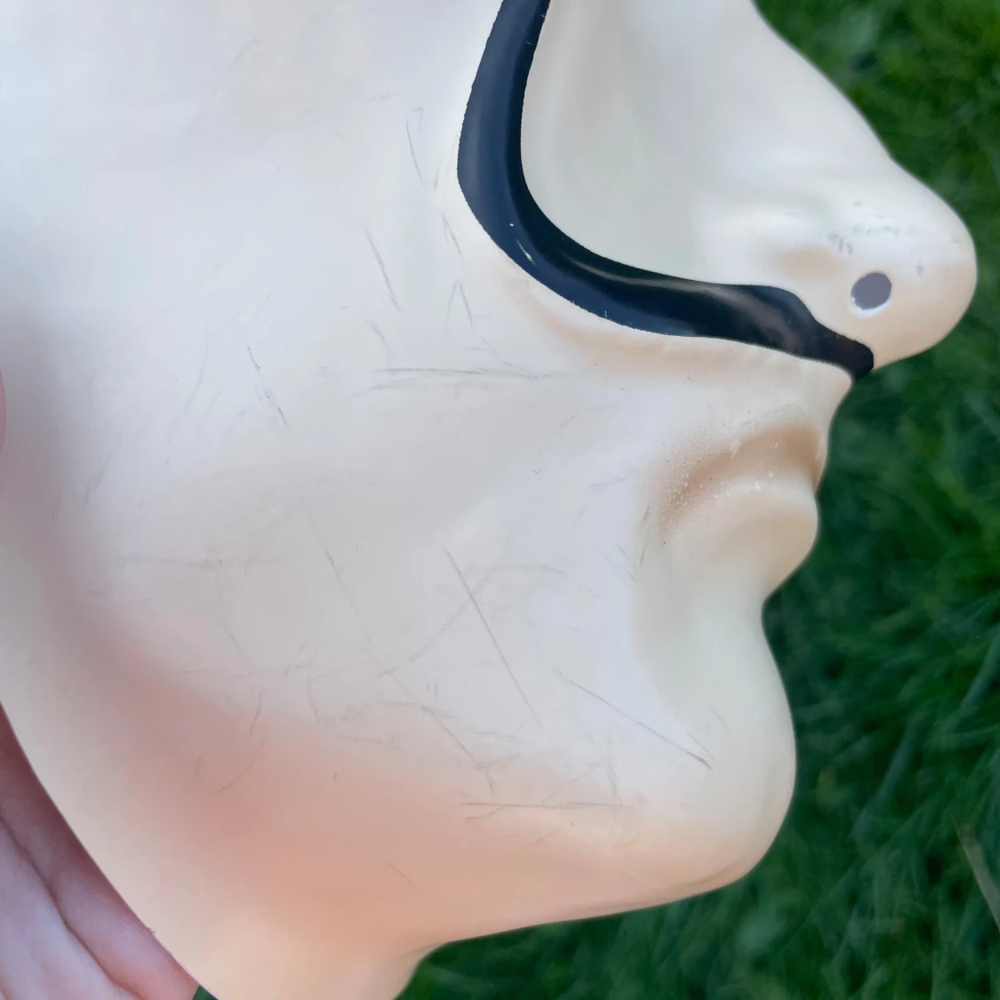 Röd helkroppsdräkt med huva S/M - 4