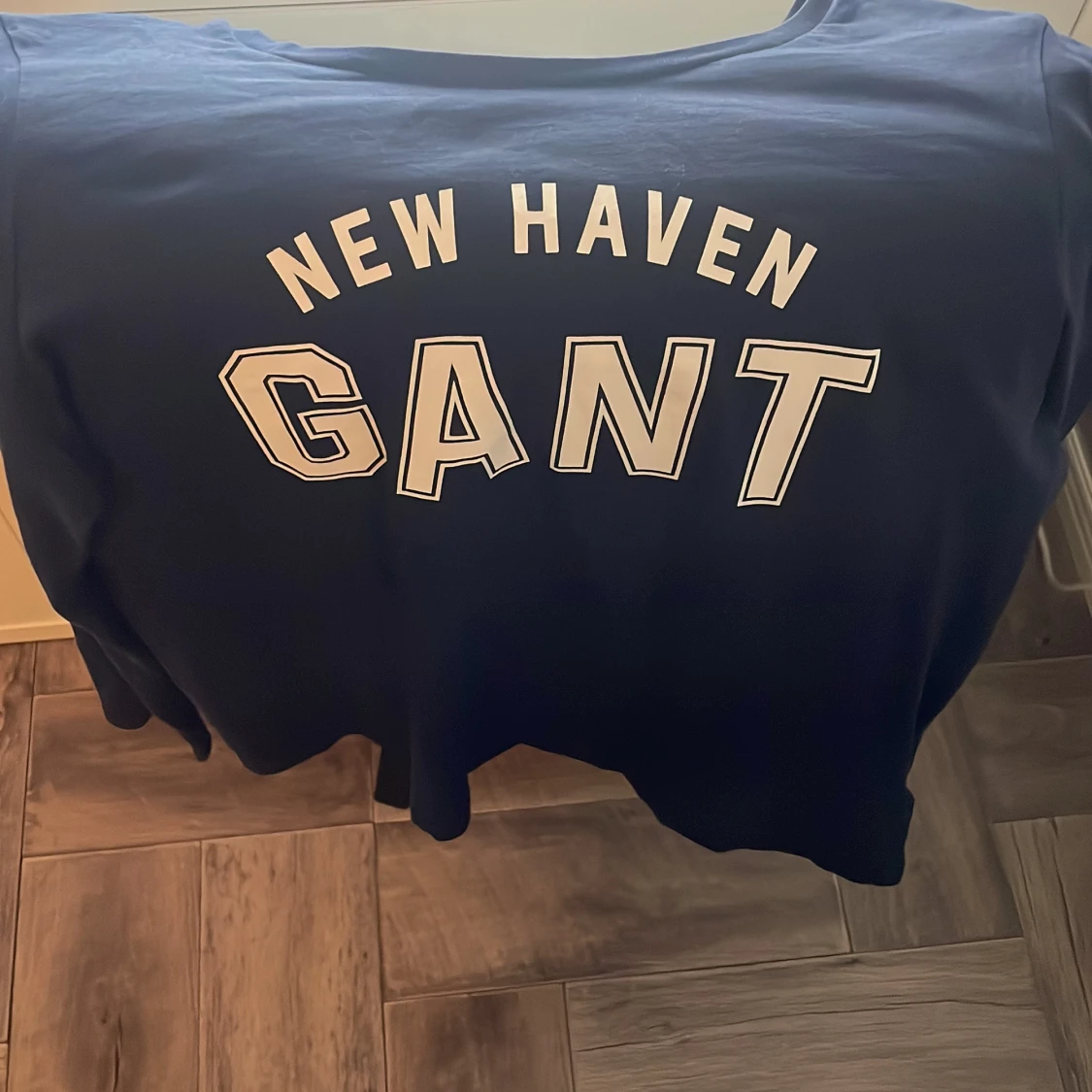 Mörkblå långärmad GANT tröja XXL - 4