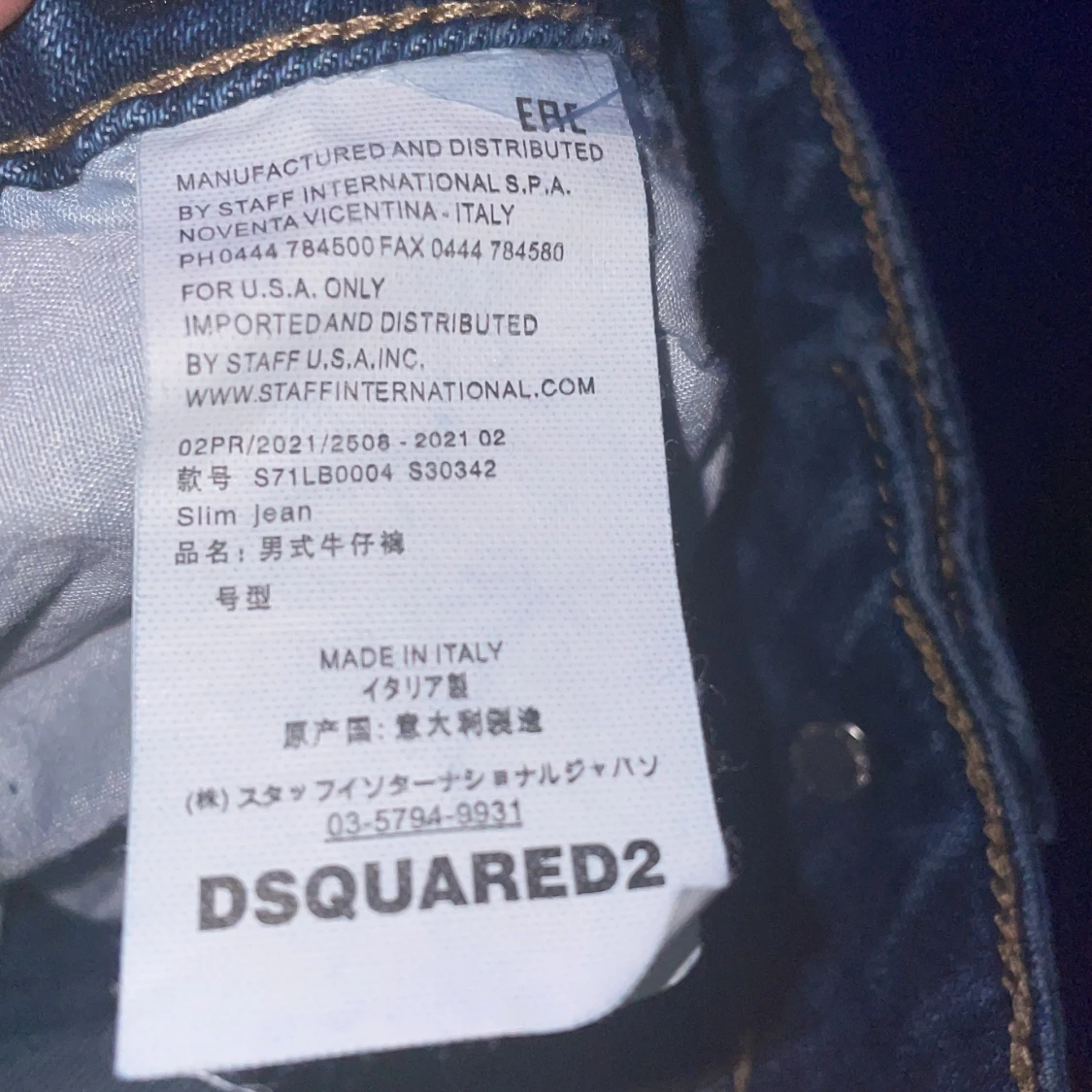 Dsquared2 jeans med färgstänk - 2