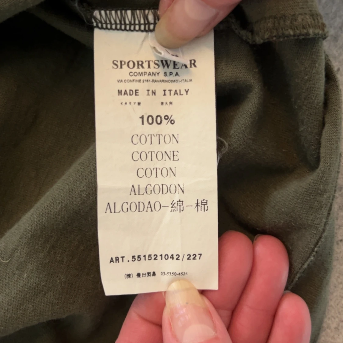 Olivgrön långärmad tröja från Stone Island - 2