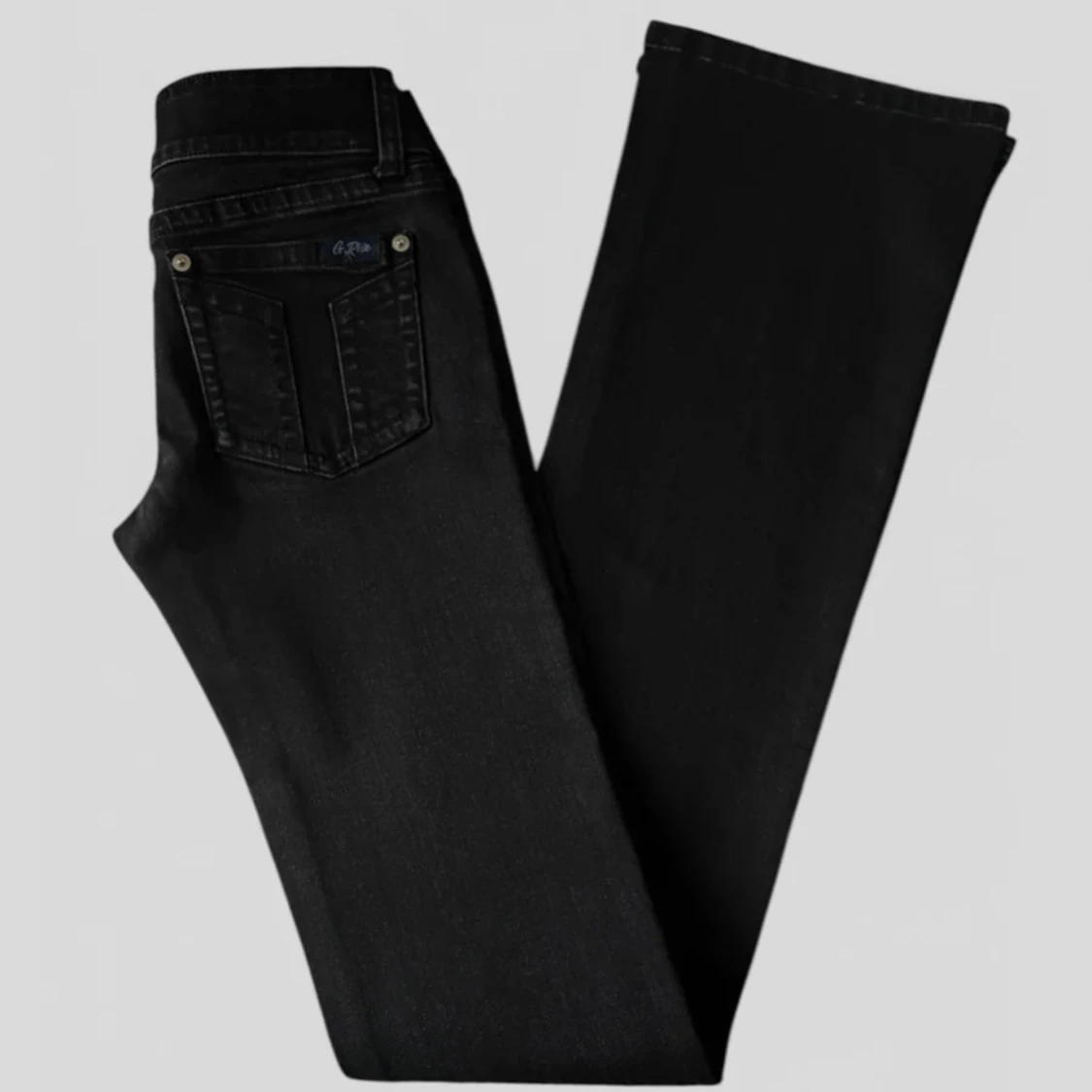 Svarta bootcut jeans - 1