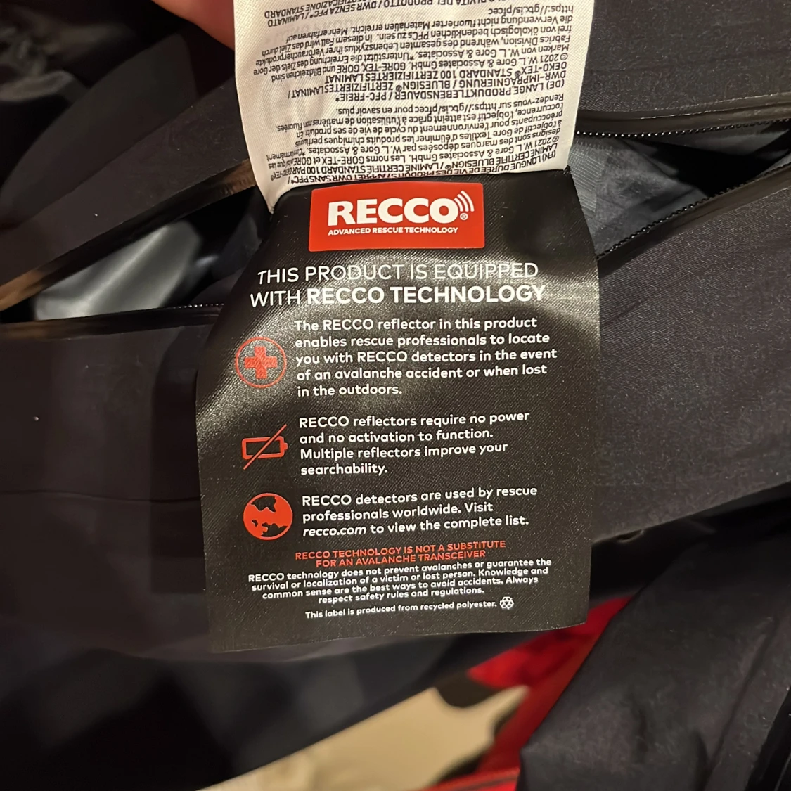 Svart Arc'teryx Beta SL Gore-Tex jacka - 3