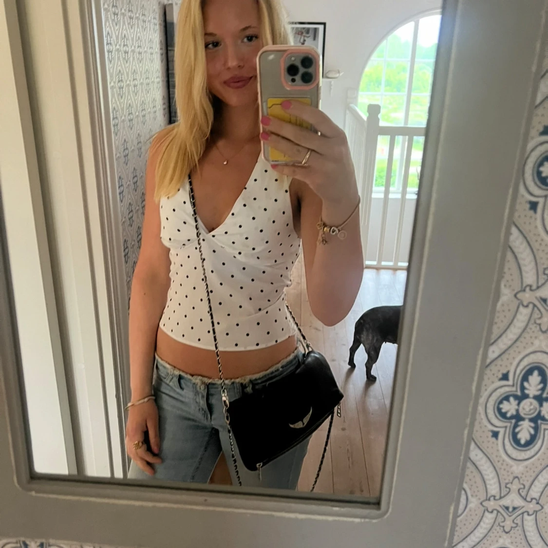 Svart skinnväska från Zadig & Voltaire