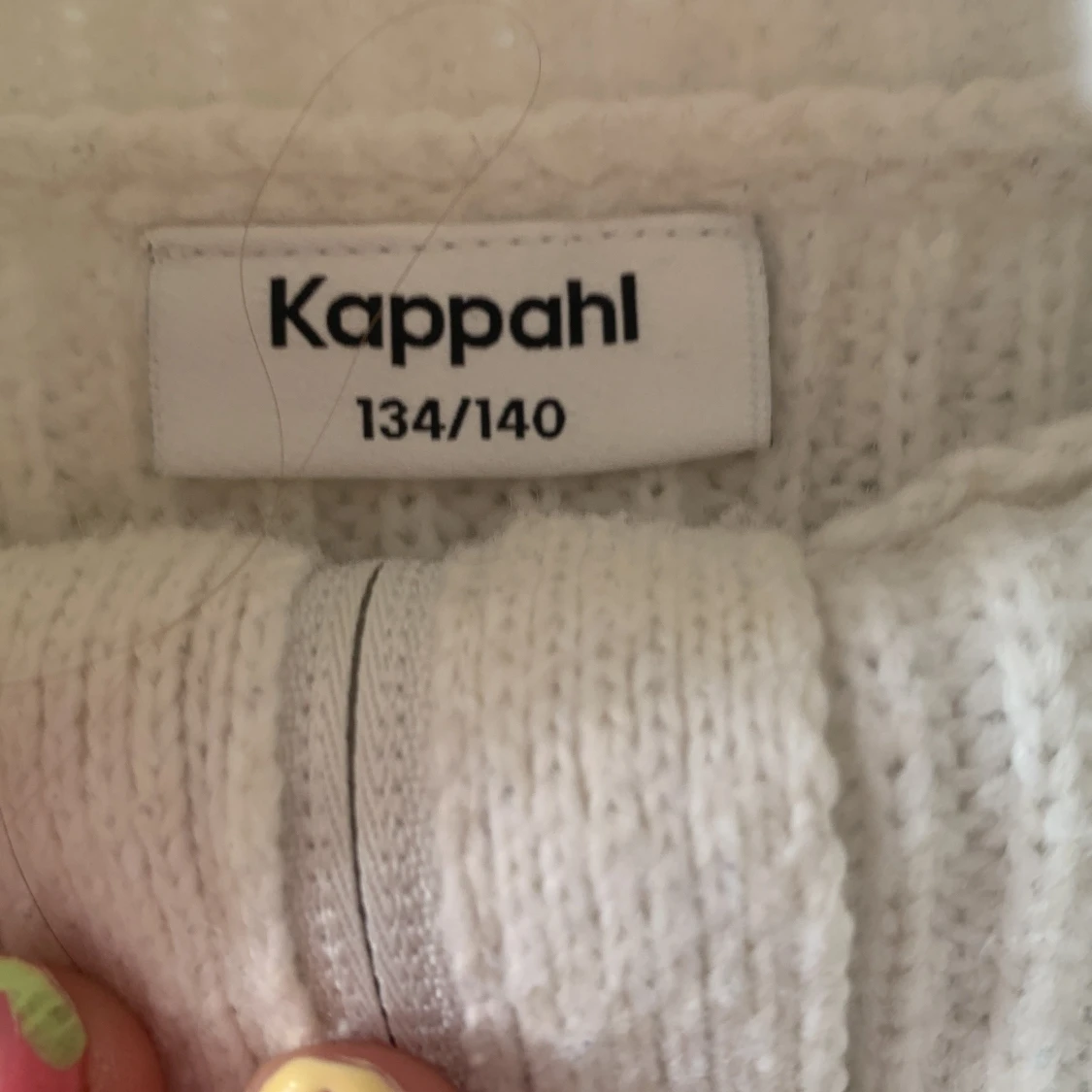 Vit ribbad kofta från Kappahl - 1