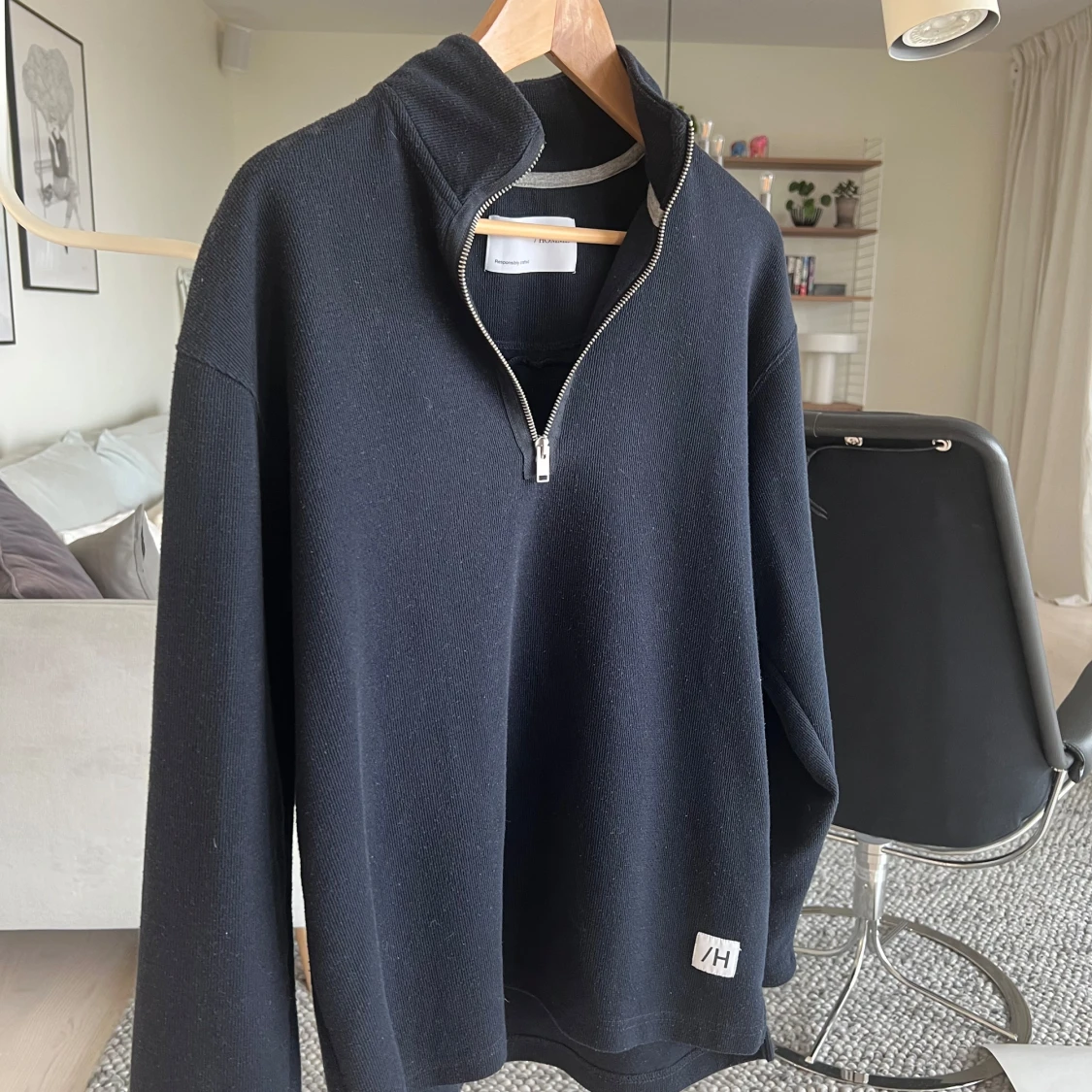 Mörkblå half zip tröja Selected Homme - 2