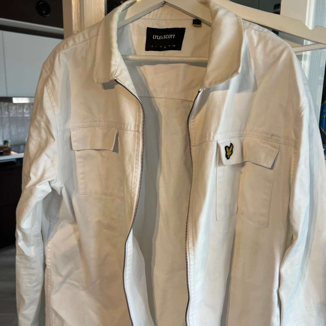 Vit overshirt från Lyle & Scott - 2