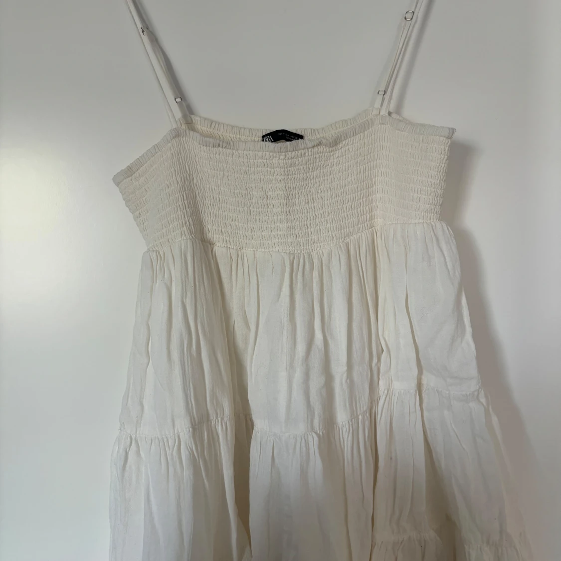 Vit sommarklänning från Zara