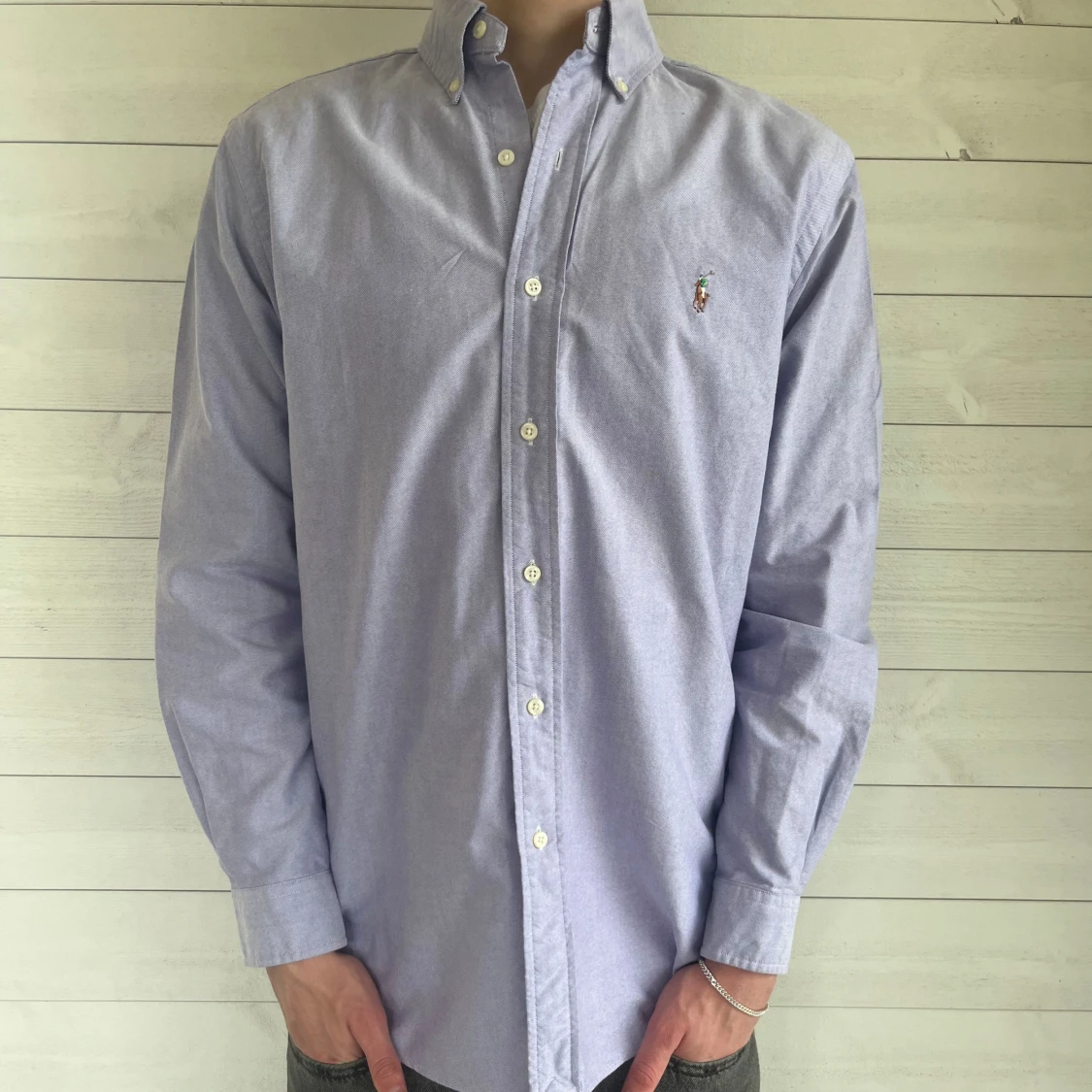Ljusblå Ralph Lauren skjorta 