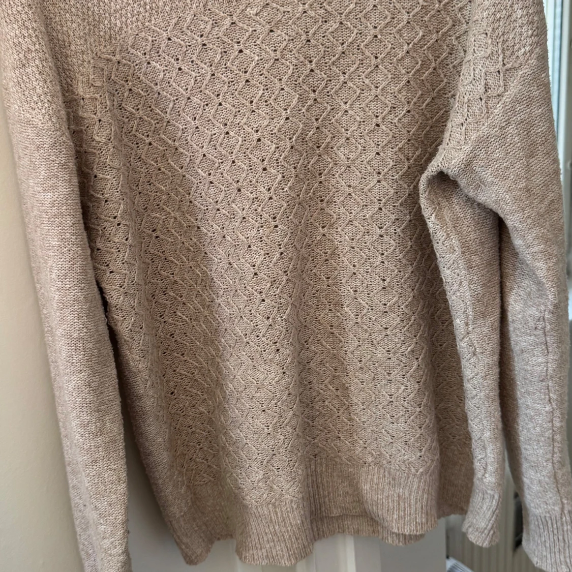 Beige stickad tröja från SHEIN - 1