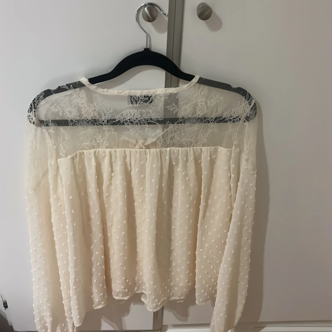 fin biege/rosa/vit blus - 1