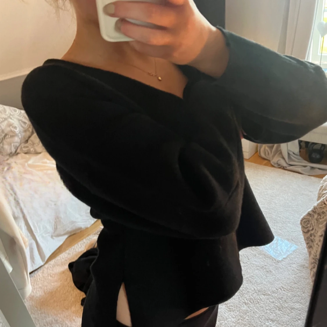 Svart kroppsformad tröja - 3