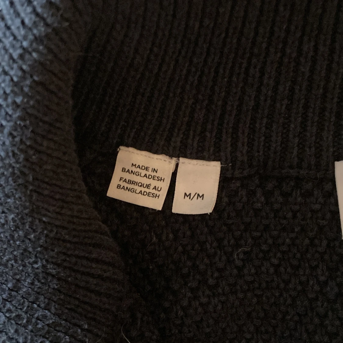 Mörkblå stickad tröja från Selected Homme - 2