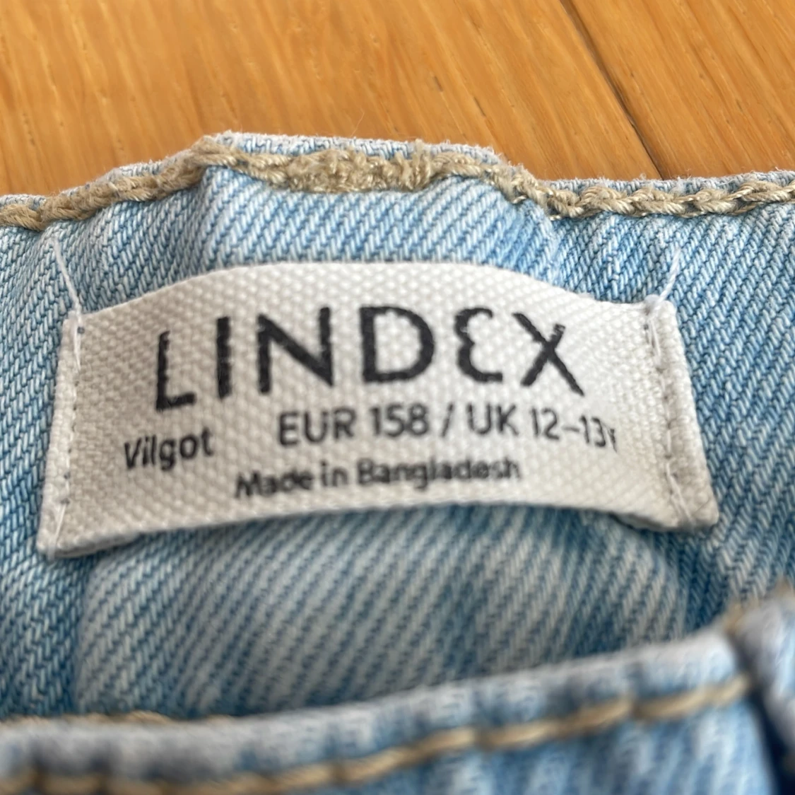 Ljusblå jeans från Lindex, strl 158 - 2