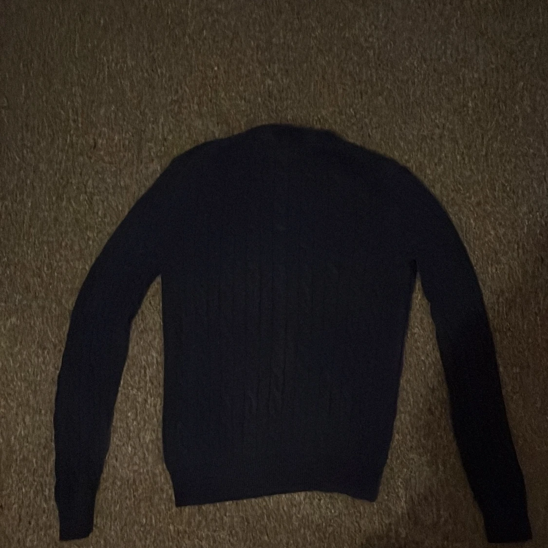 Mörkblå stickad tröja från Morris  - 1