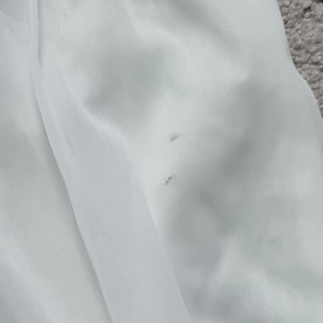 Vit blommig linnetopp från Vila - 4