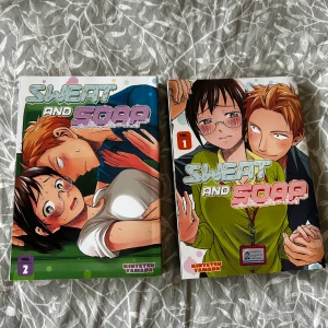 Manga, Sweat and Soap Vol. 1 & 2 - Säljer inte böckerna separat. 