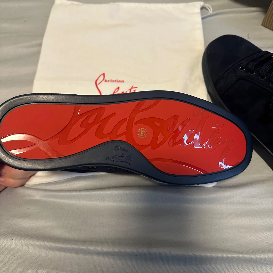 Louboutins mörkblåa - 2