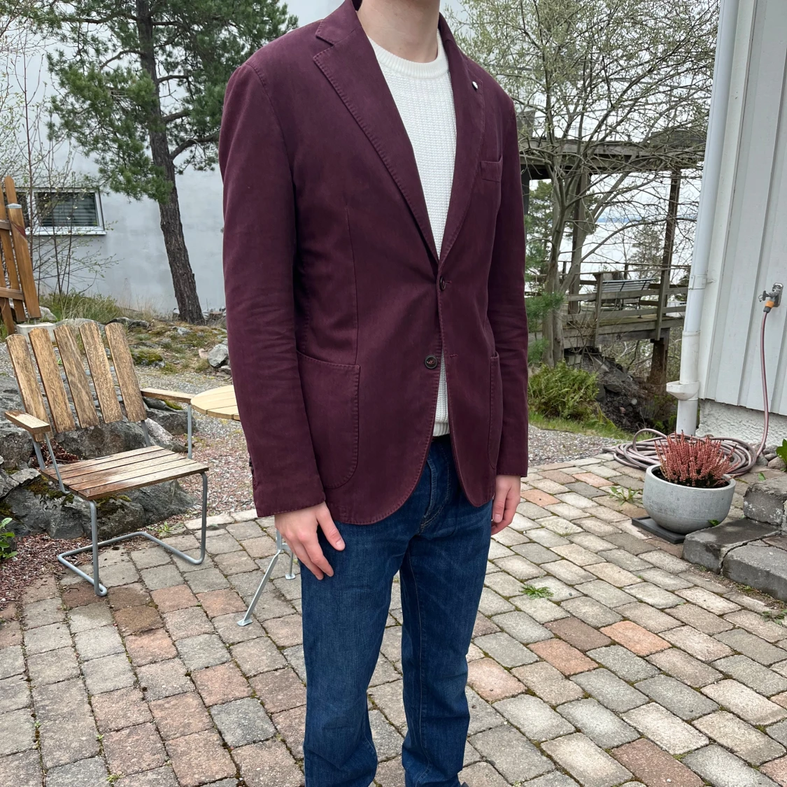 L.B.M. 1911 - Vinröd kavaj - 1