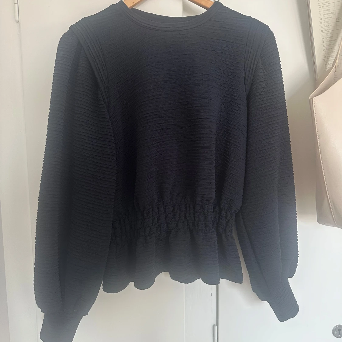 Svart långärmad topp från Pieces