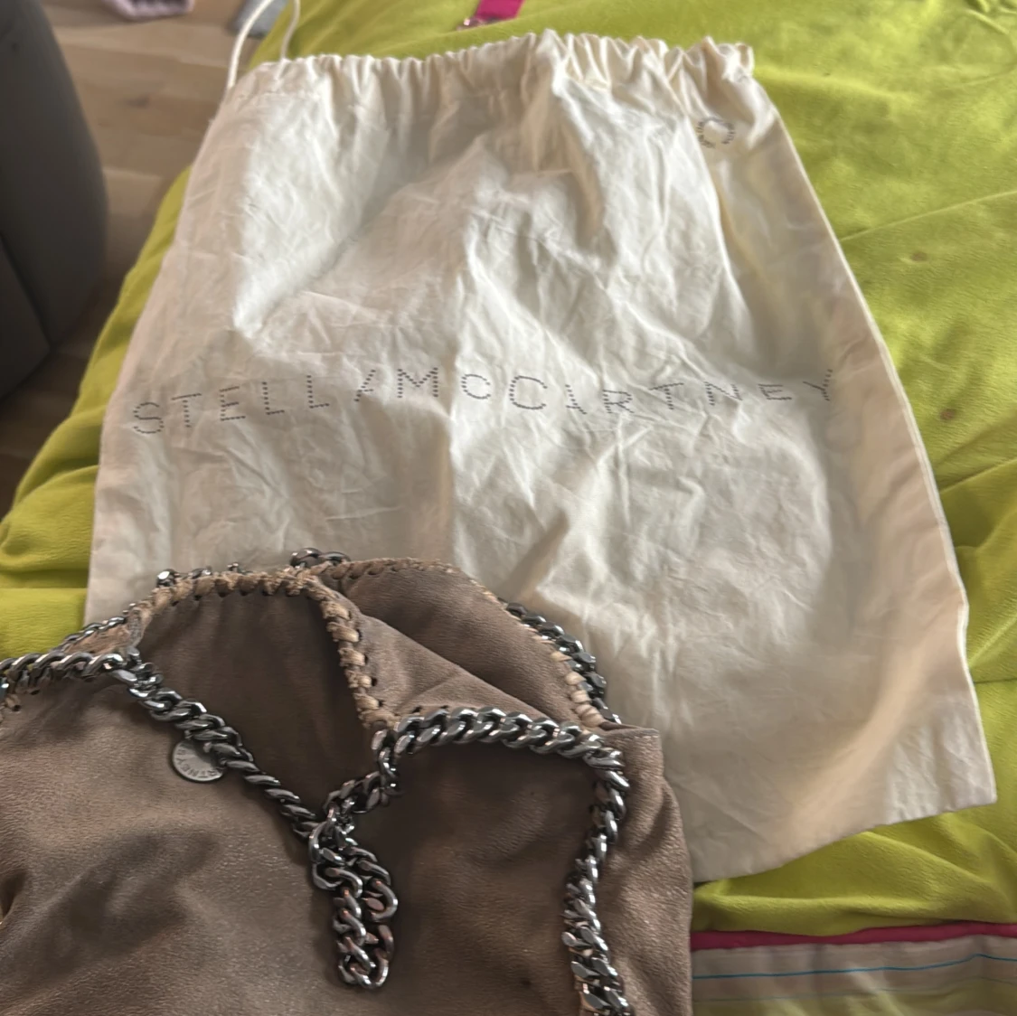 Beige axelväska från Stella McCartney - 3