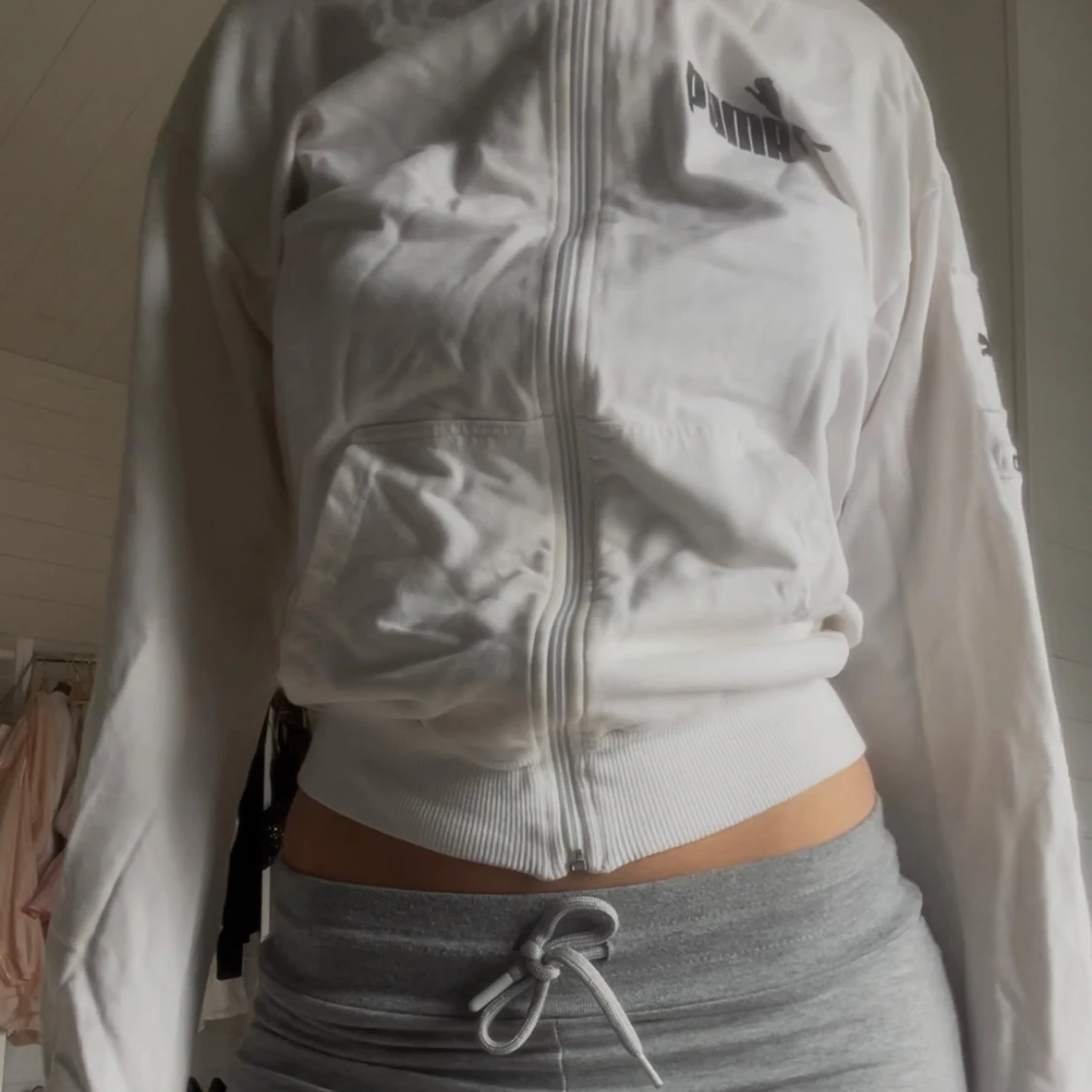 Vit ziptröja från Puma - 1