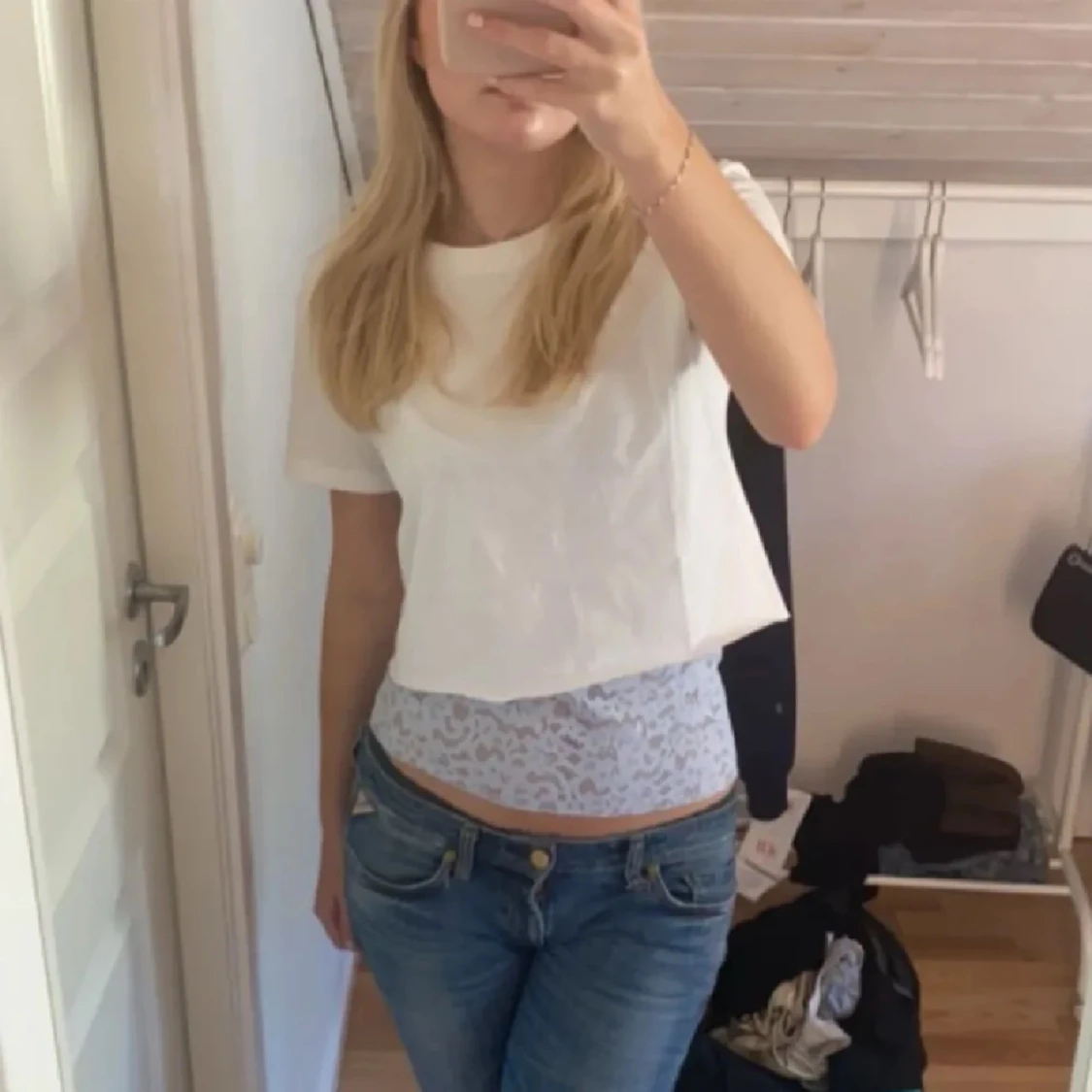 Ljusblå spetslinne - 2