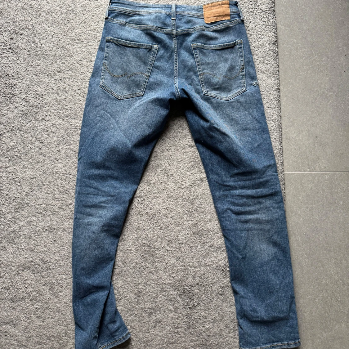 Blå tapered jeans Jack&Jones - 2
