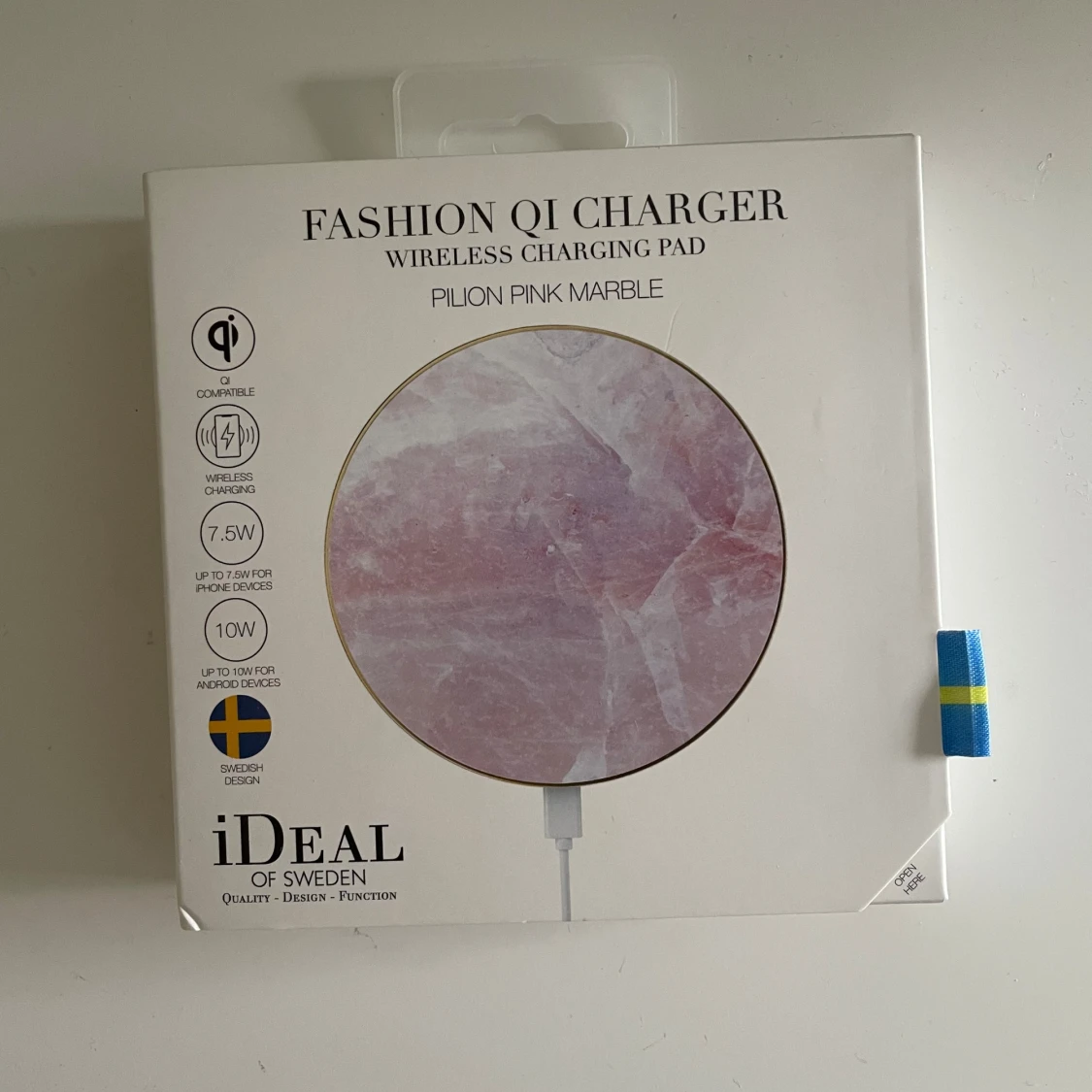 Marmorerad laddplatta - 1