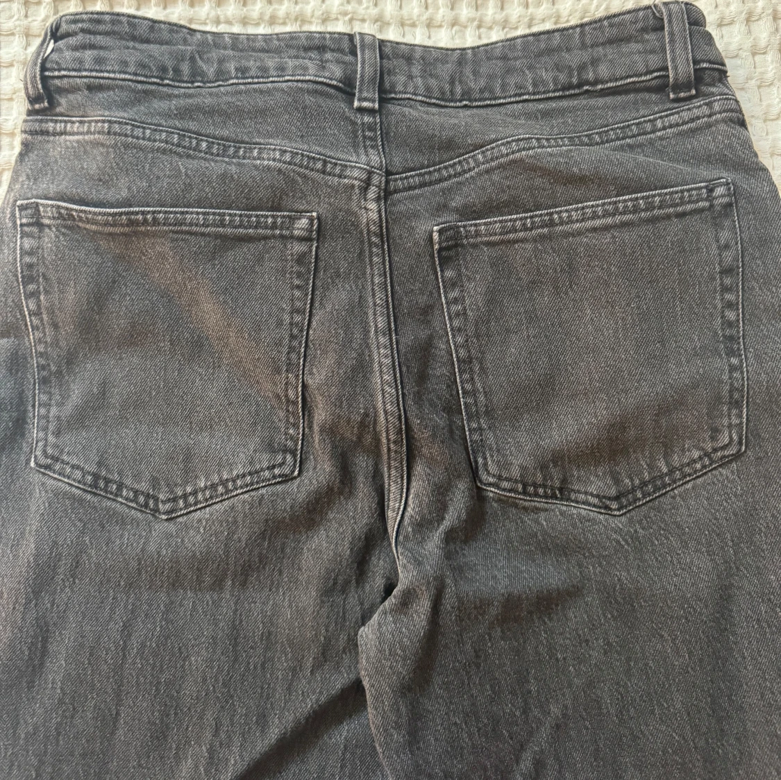 Svarta raka jeans från H&M - 4