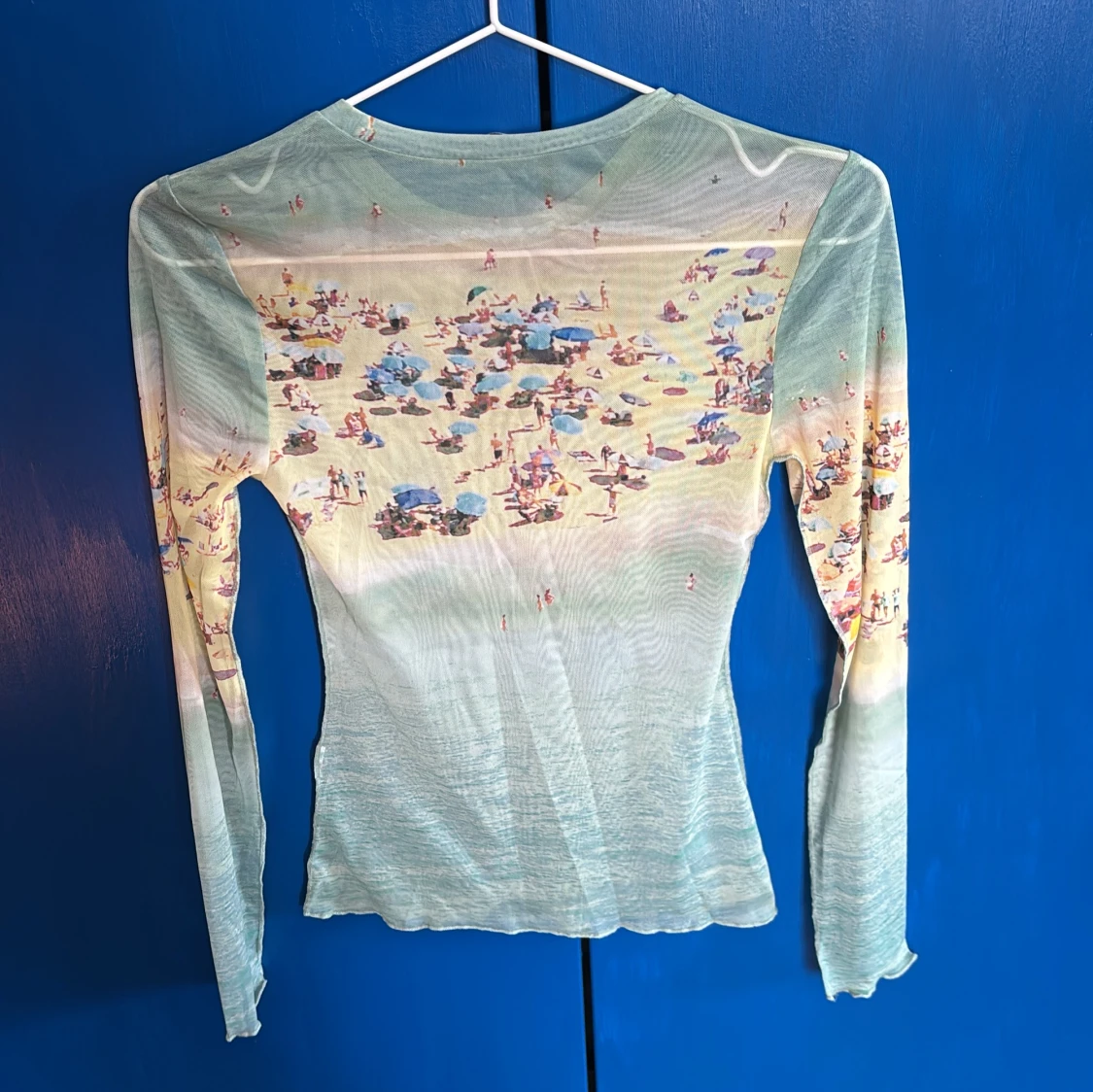 Grön långärmad topp från Zara - 1