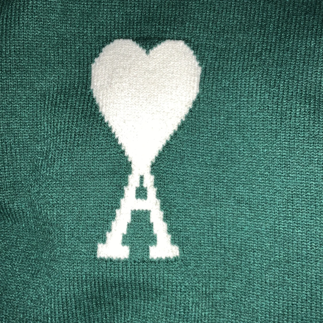 Grön stickad tröja från Ami - 2