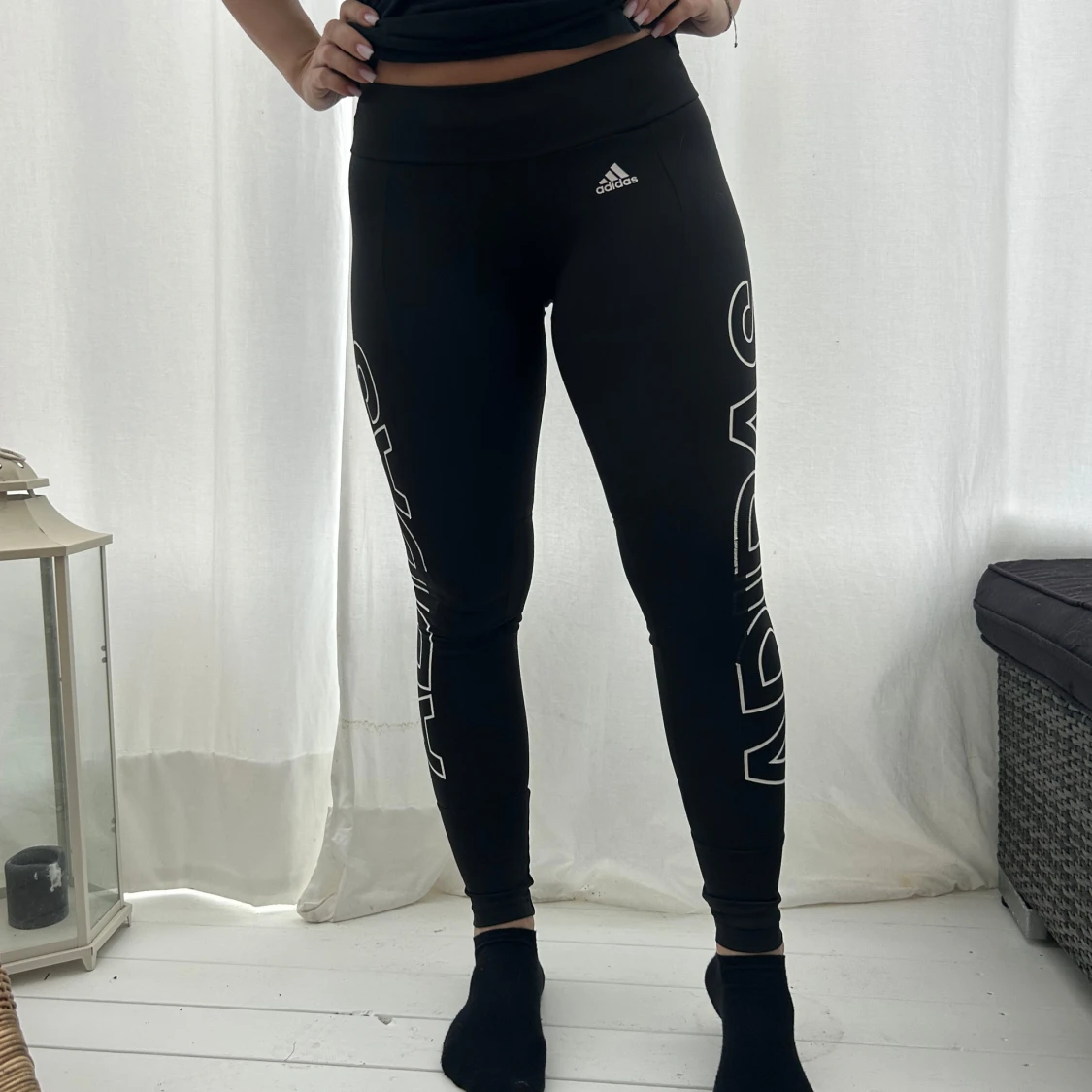 Svarta träningsbyxor från Adidas - 4