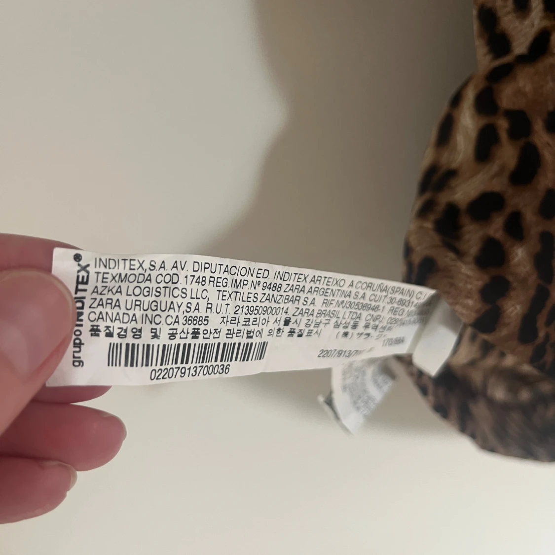 Leopardmönstrad klänning/tunika från Zara - 2