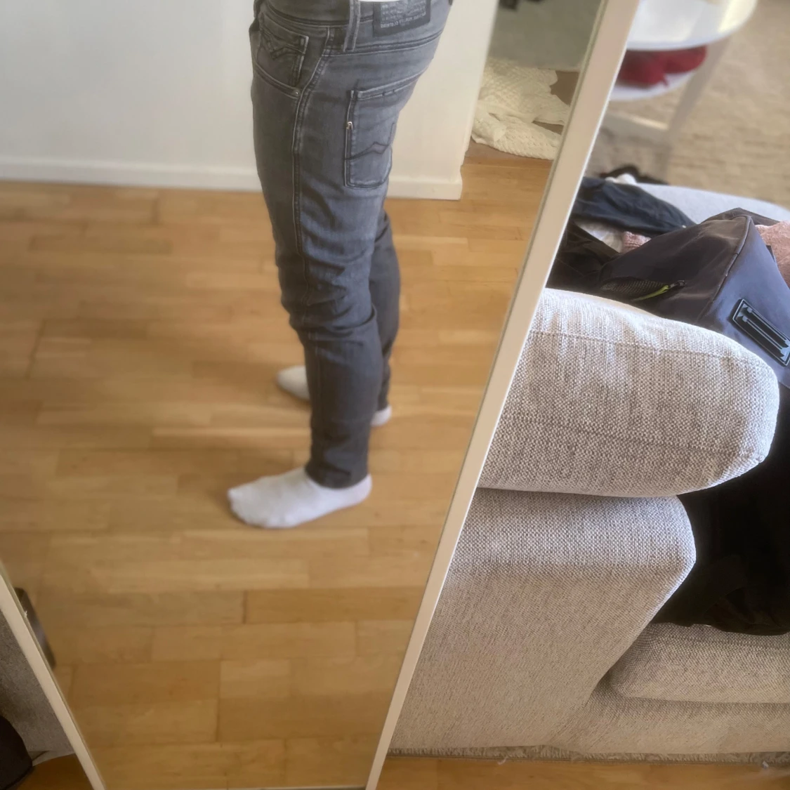 Grå jeans från Replay - 1