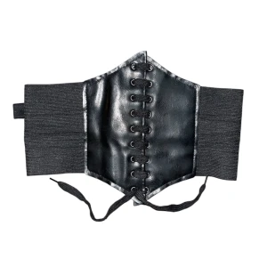 Korsett  - Korsett som man sätter ihop med kardborre i ryggen