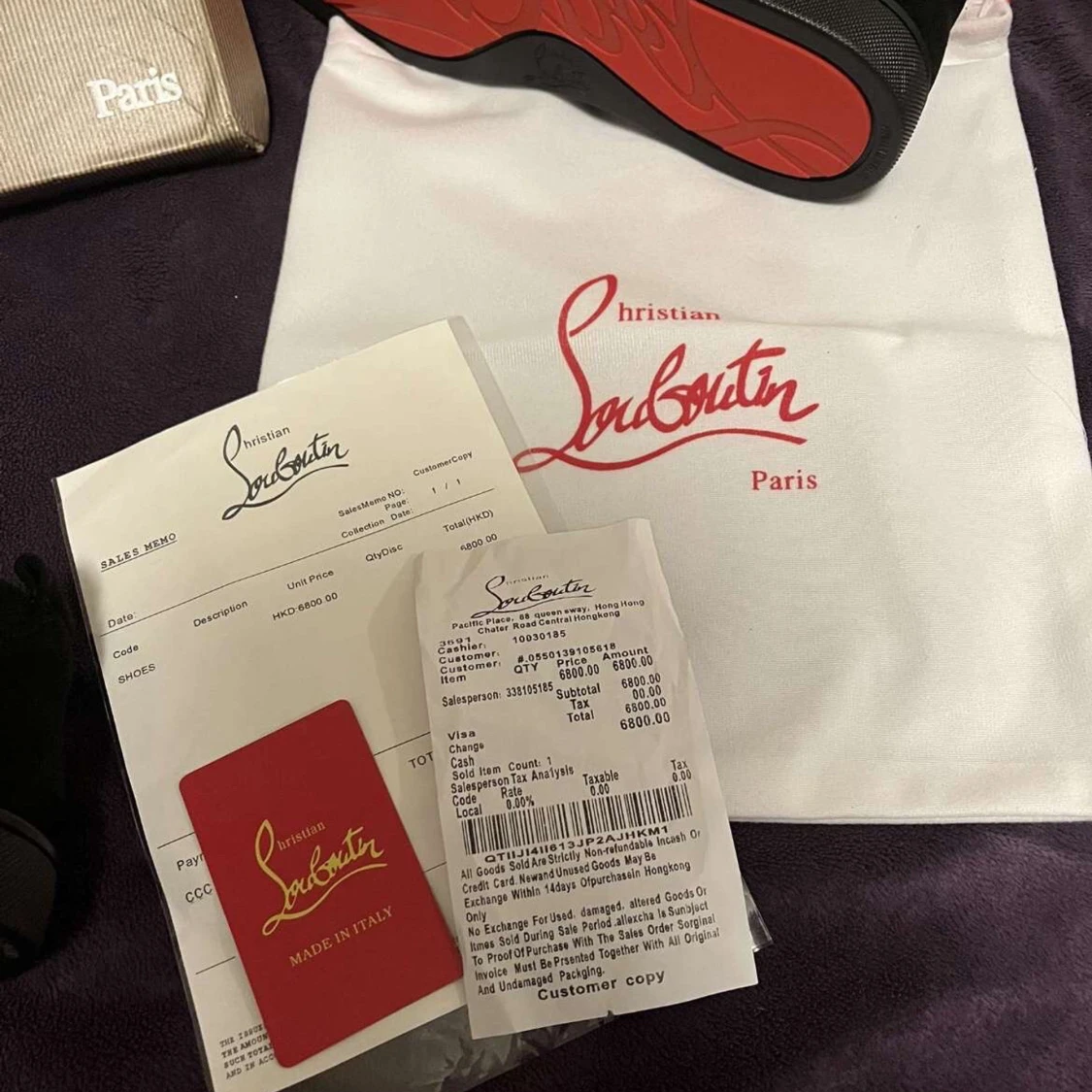 Svarta sneakers från Christian Louboutin - 3