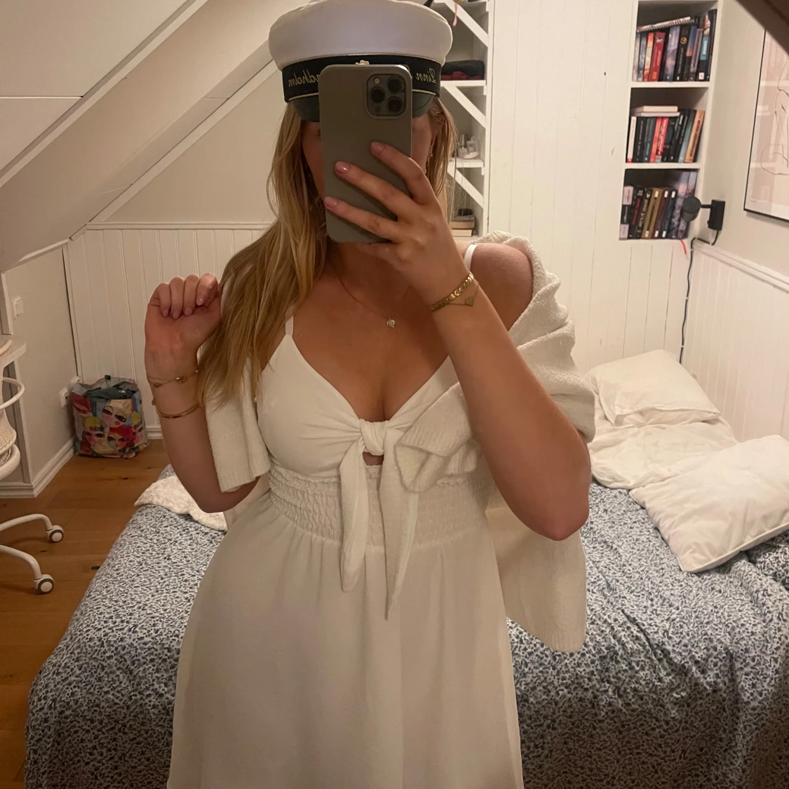 Vit klänning  - 1