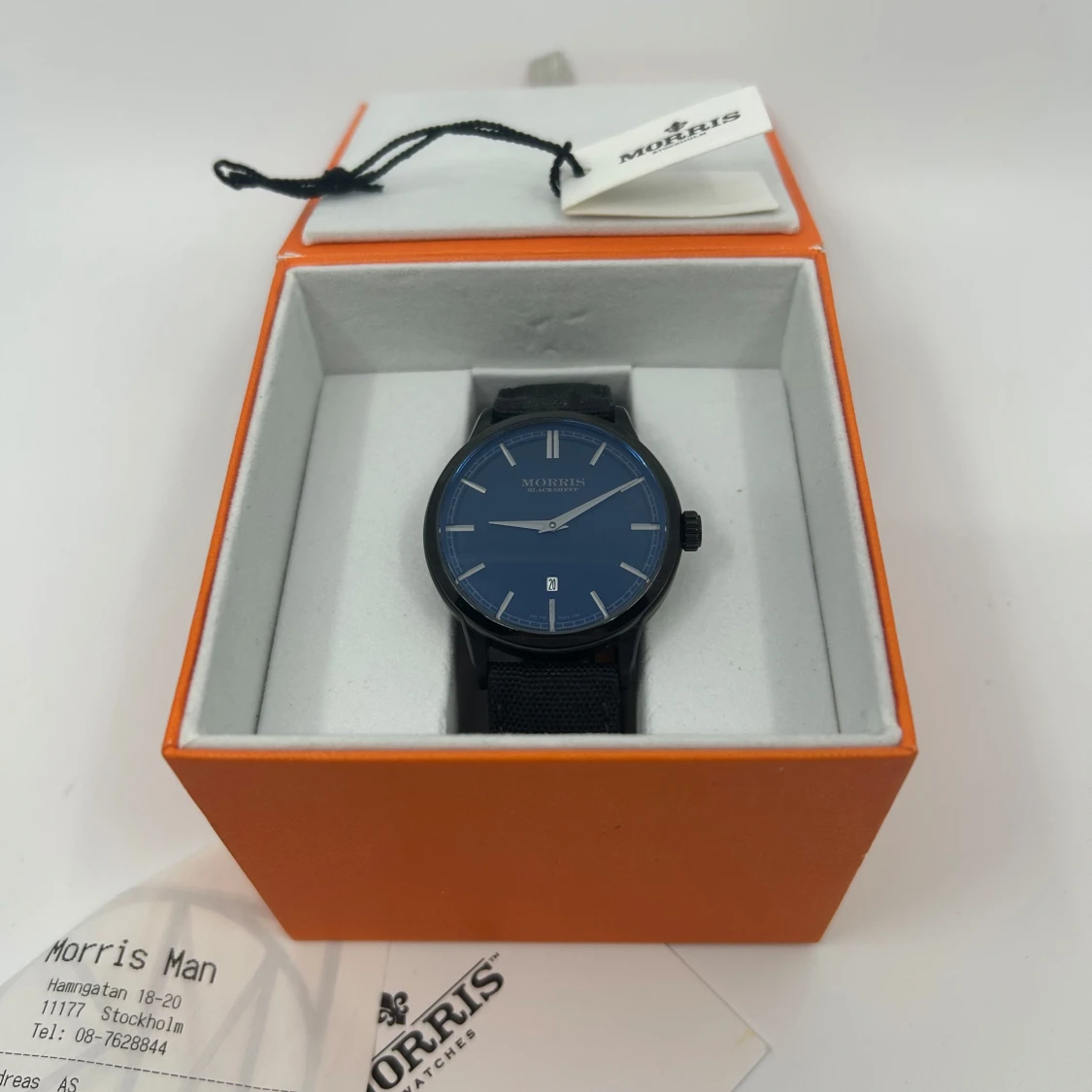 Svart Morris armbandsur - 1