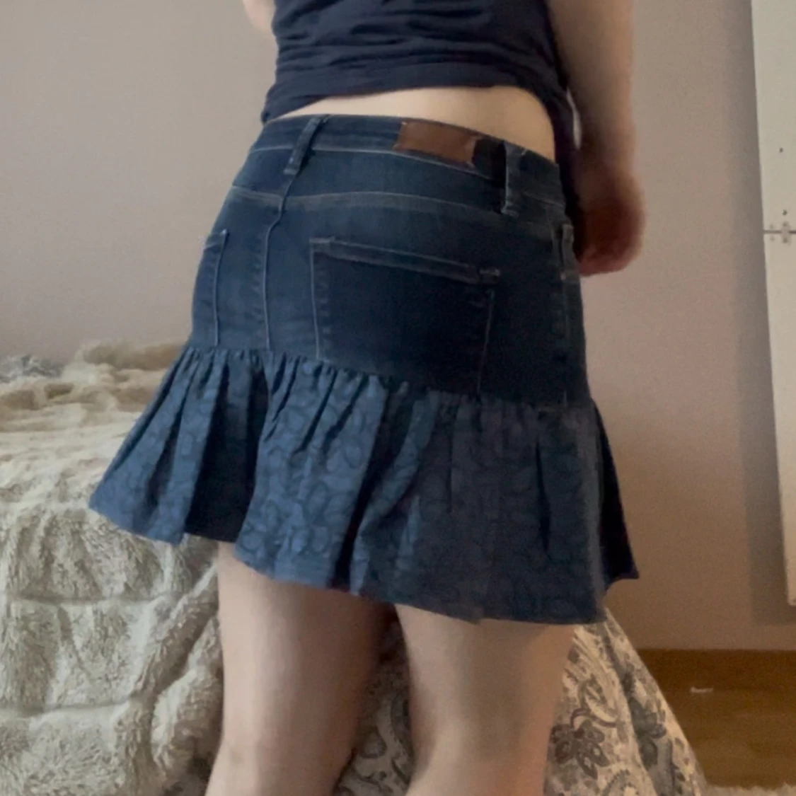 Jeanskjol med volang från Mos Mosh - 3