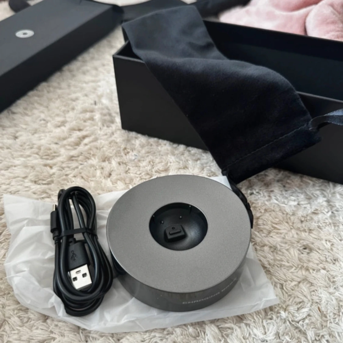 Trådlös plattång i silver och rosa - 3