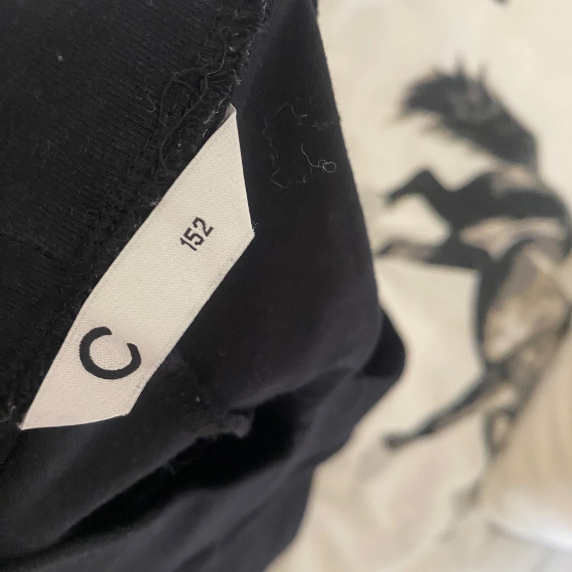 Svarta byxor i bomull stl 152 - 2