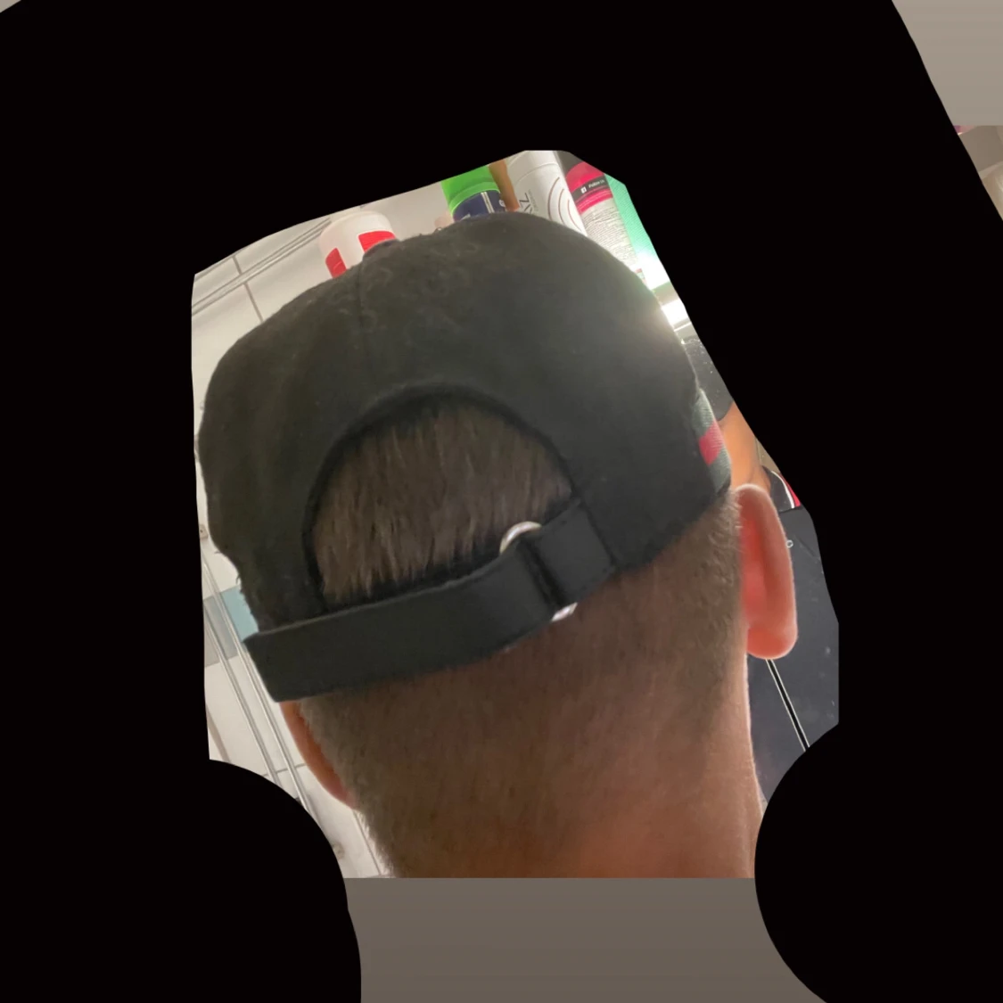 Svart Gucci keps äkta - 3