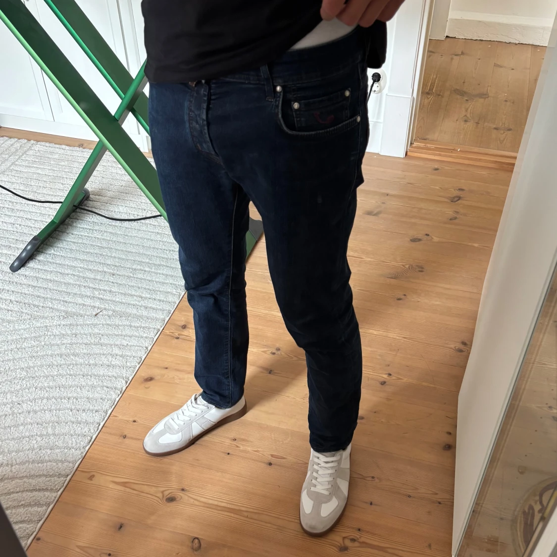 Jacob Cohen mörkblå jeans straight fit - 1