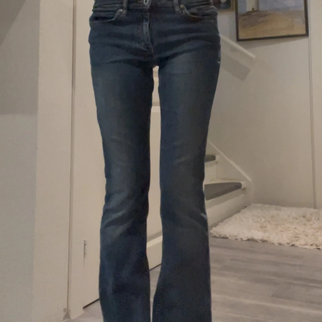 Blå bootcut jeans från Esprit - 1